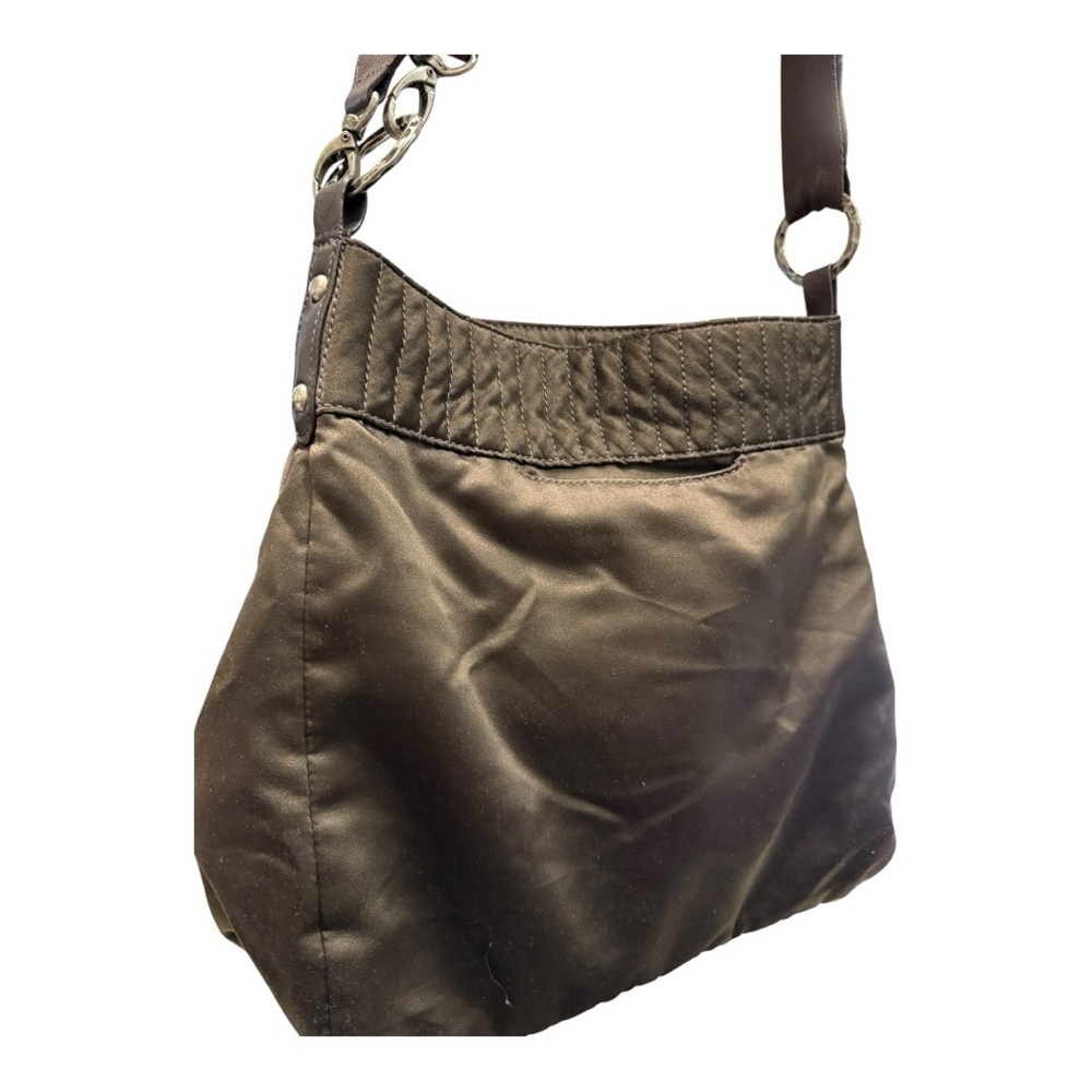 J. Jill Brown Satin Shoulder Bag - Picture 3 of 6